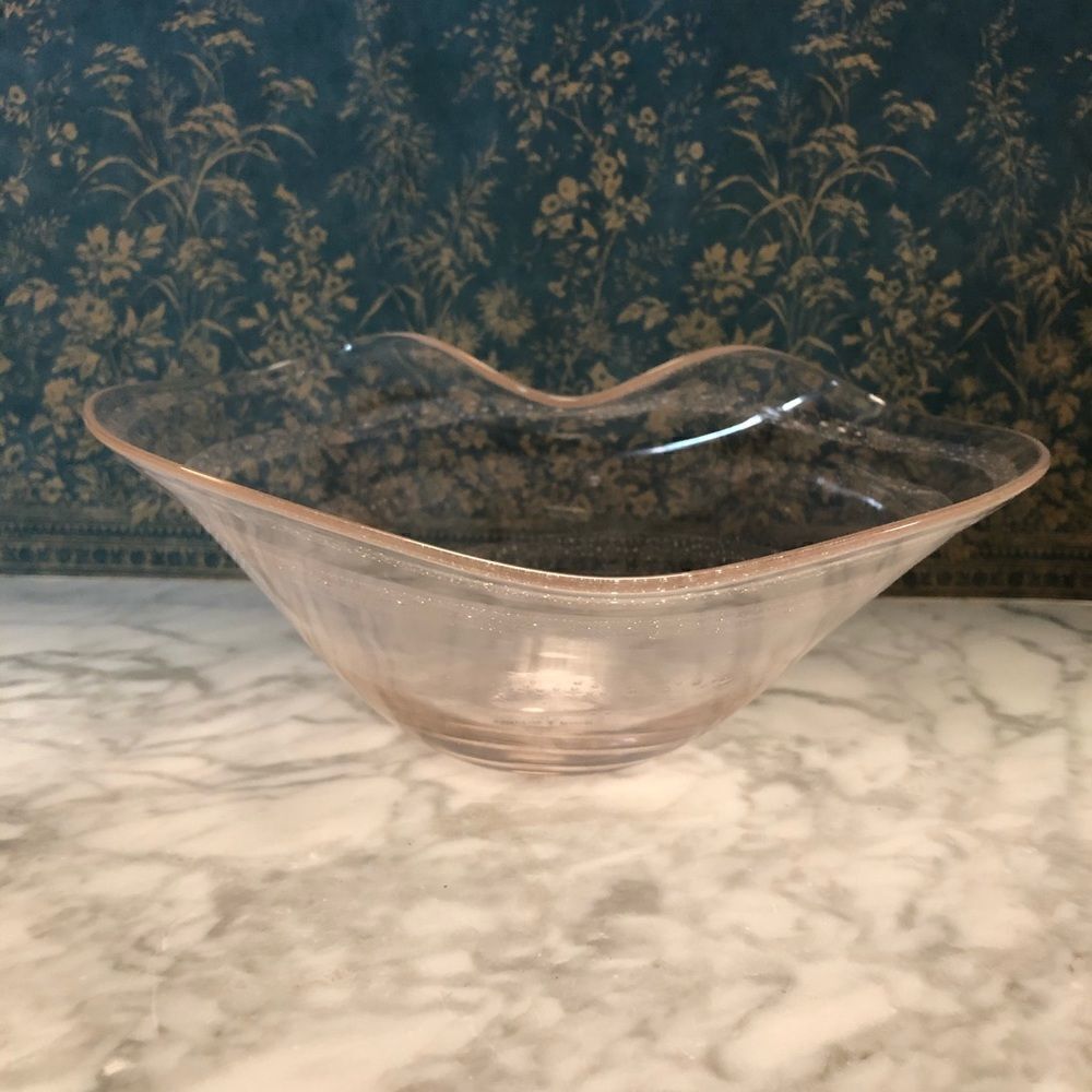 Villeroy & Boch Pink Art Glass Bowl - Picture 2 of 7